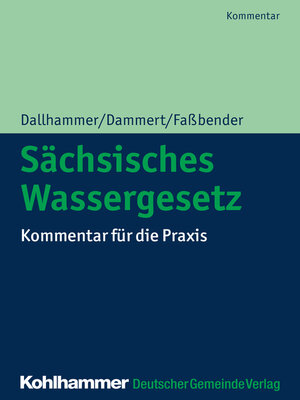 cover image of Sächsisches Wassergesetz